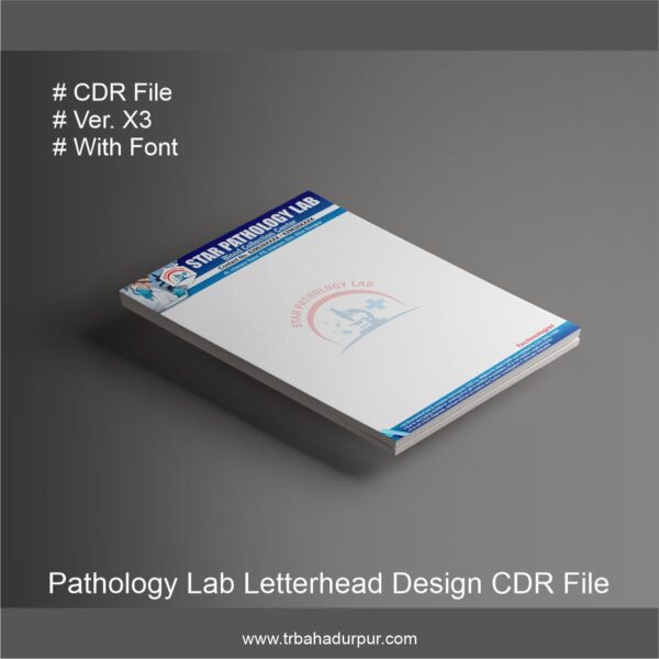 Pathology Lab Letterhead Design CDR File | Diagnostics Lab Pathology Lab Report Pad Design Cdr File - Image 4