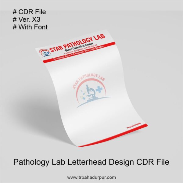 Pathology Lab Letterhead Design CDR File | Diagnostics Lab Pathology Lab Report Pad Design Cdr File - Image 7