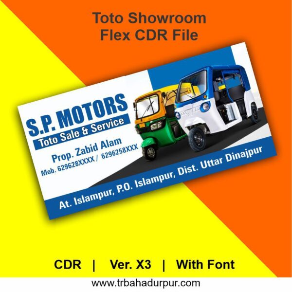 Toto Showroom Flex CDR File - Image 2