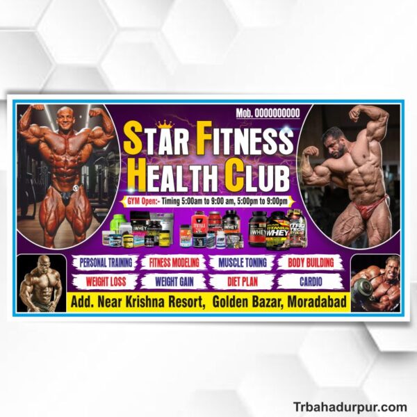 Gym Banner Design