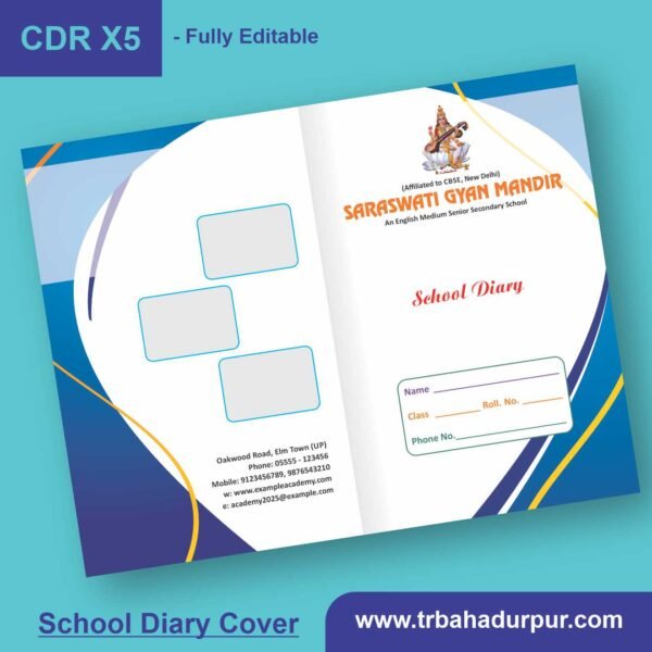 School Diary bill book design