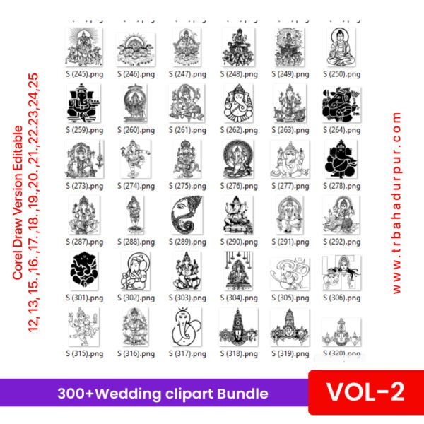 300 wedding clipart design