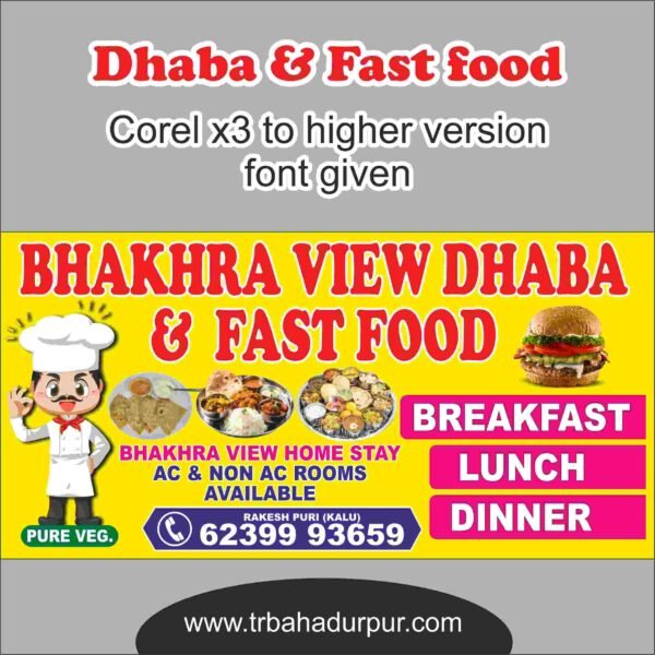 fast food banner design
