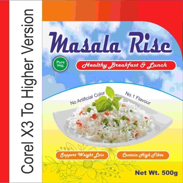 masala rice banner design
