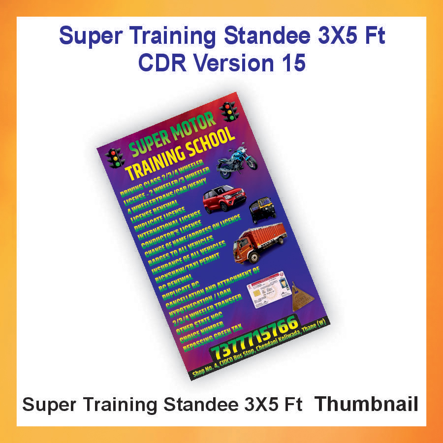 seper Driving banner3X5 ft Normal Flex Qty 1