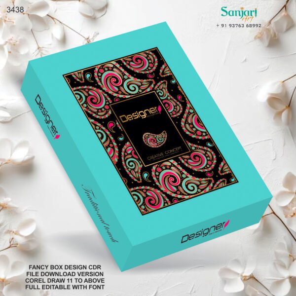 decent Gift Box Design cdr file