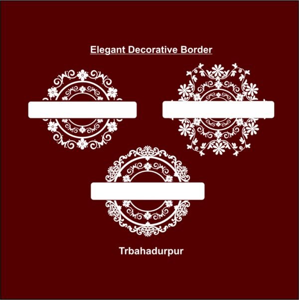 Elegant Decorative clipart Border