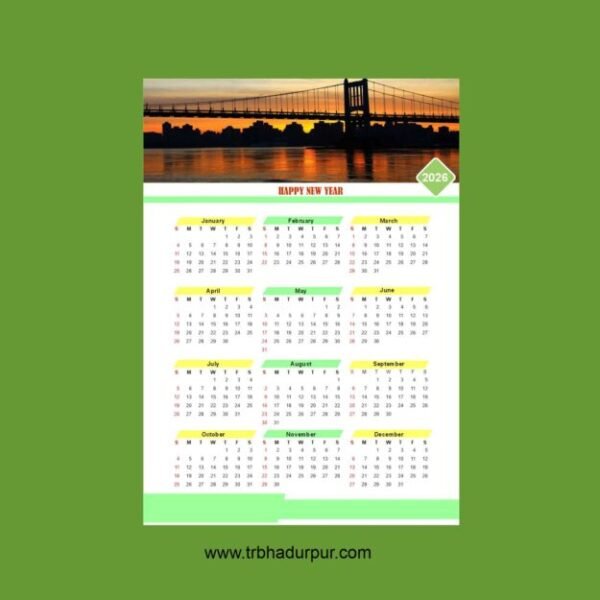 new 2026 calendar design