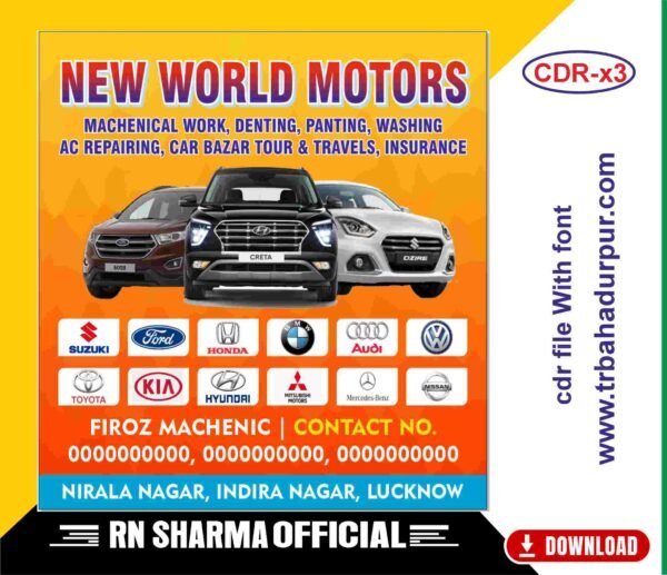 Car Show Room & Repring Flex CDR